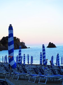 First sunset in Monterosso