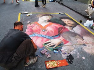 I was in awe each night as new art was created.